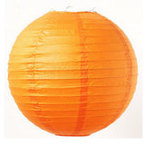 Round Paper Lanterns (Orange) - Funzoop