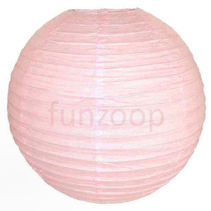 Round Paper Lanterns (Pink) - Funzoop
