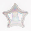 18" Star Shape Sparkle Foil Balloon (Silver) - Funzoop