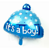 18" Baby Cap Shaped Foil Balloon Boy - Funzoop
