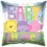 18" Baby Shower Square Foil Balloon - Funzoop