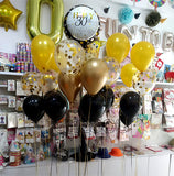 18" Happy Birthday Milestone Foil Balloons (30th Milestone) - Funzoop