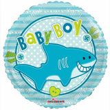 Little Shark Baby Boy Arrival Foil Balloon - Funzoop