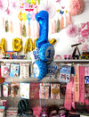 1st Birthday Foil Balloons Bouquet Set for Boy - Helium Inflated - Funzoop The Party Shop