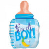 22" Bottle Shape Foil Balloon for Baby Boy Arrival - Funzoop 