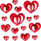 Heart garland backdrop decoration for weddings and anniversary celebrations from Funzoop The Party Shop