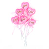 3D Pink Styrofoam Heart Sticks Set for Valentine's and Anniversary  - Funzoop The Party Shop