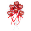 3D Red Styrofoam Heart Sticks Set for Valentine's and Anniversary  - Funzoop The Party Shop