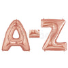 40" Large Foil Alphabet Balloons- Rose Gold - Funzoop