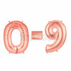 40" Large Foil Number Balloons- Rose Gold - Funzoop