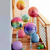 4D Gradient Foil Balloon - with tassels