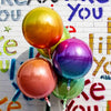 4D Gradient Foil Balloon - without tassels