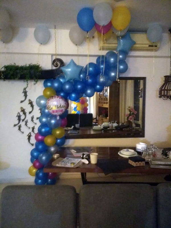 Birthday Wall Background Arch [BA08] - Funzoop