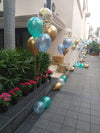 Multi-color Latex Balloons Bunch  - 5 Helium Inflated Latex Balloons [BB01]  - Funzoop