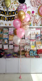Helium Balloon Bouquet (BQ01) Birthday Butterflies Pink - Funzoop