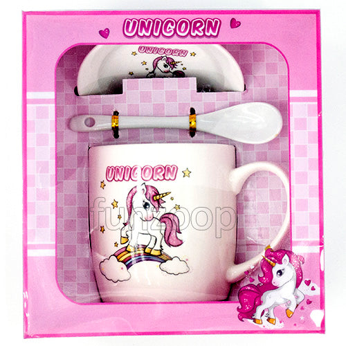 Ceramic Unicorn Mug Set Gift Pack