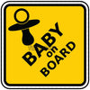 Baby on Board Photo Booth Placard - Funzoop