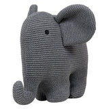 Elephant Grey Melange Stuffed Soft Toy