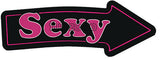 Sexy photo booth placard featuring bold decorative typography design from Funzoop The Party Shop