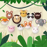 Animals theme paper lantern decoration with colorful jungle party design from Funzoop The Party Shop