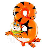 Animal Shaped Number Foil Balloon (Digit 8) - Funzoop