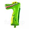 Animal Shaped Number Foil Balloon (Digit 7) - Funzoop