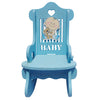 Wooden Baby Chair Showpiece Pink [1 Nos] Blue - Funzoop