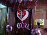 It's a GIRL Welcome Foil Balloons Set [BAA16]