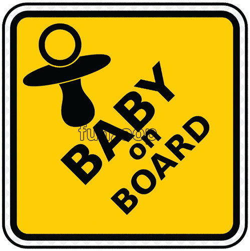 Baby on Board Photo Booth Placard