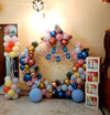 Baby Shower Balloons Arch and Stuffed Balloons Boxes Decoration
