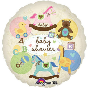 Baby Shower Classic Toys Foil Balloon [Helium Inflated]