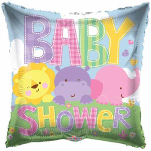 18" Baby Shower Square Foil Balloon [Helium Inflated]