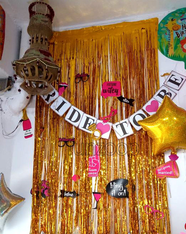 Bachelorette Backdrop Decor - Funzoop