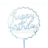 Round Cake Topper Silver - Funzoop