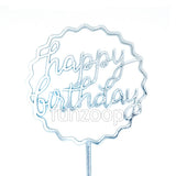 Round Cake Topper Silver - Funzoop