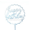 Round Cake Topper Silver - Funzoop