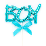 BOY Cake Topper with Ribbon - Funzoop The Party Shop