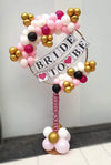 Bride to Be Balloons Hoop Decoration for Bachelorette / Bridal Shower Party
