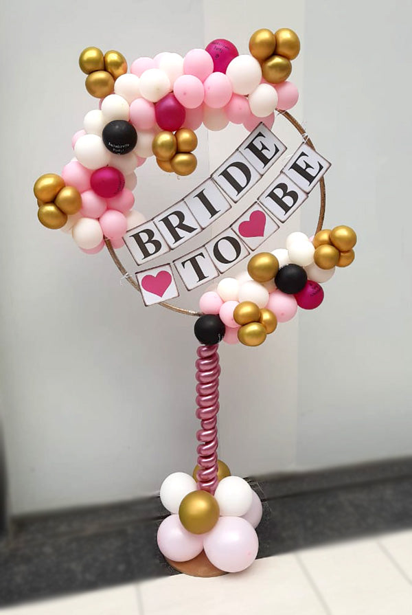 Bride to Be Balloon Hoop Decoration by Funzoop, Gurgaon