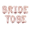 Bride To Be foil banner for bridal shower party decoration from Funzoop The Party Shop