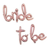 BRIDE TO BE Foil Banner [Golden/ Silver/ Rose Gold]