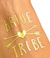 Bride Tribe Tattoos - Golden - Funzoop