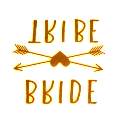 Bride Tribe Tattoos Pack - Golden - Funzoop