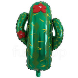 Cactus shaped foil balloon with vibrant green desert inspired design from Funzoop The Party Shop