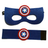 Superheroes Mask and Wrist Bands Set (Captain America) - Funzoop