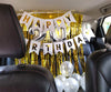 Car Decor [MD03] Curtains White Banner - Funzoop The Party Shop