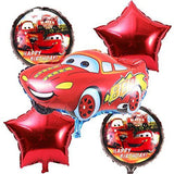 Cars 5 in 1 Foil Balloons Bouquet Set [5 Pcs] - Funzoop The Party Shop