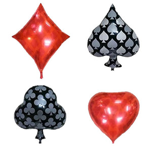 Casino Poker Theme Foil Balloons Combined - Funzoop