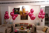 Chrome Balloons Bunch Pink - Funzoop The party Shop