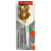 Chrome Number Candle Golden  Number 8 - Funzoop The Party Shop